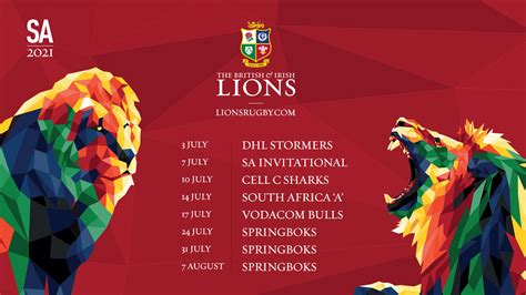 The british & irish lions face playing all matches of this summer's tour of south africa behind closed doors following confirmation of the revised schedule. British & Irish Lions | British & Irish Lions announce ...