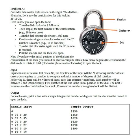How To Open A Master Combination Lock