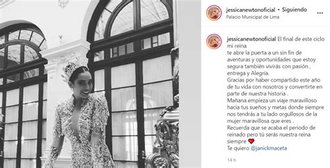 Jessica Newton Agradecida Con Janick Maceta Miss Perú 2020 “tú Serás
