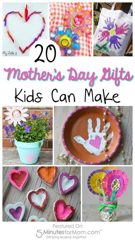 Homemade cute mothers day gift ideas. 20 Mother's Day Gifts Kids Can Make | Diy mother's day ...
