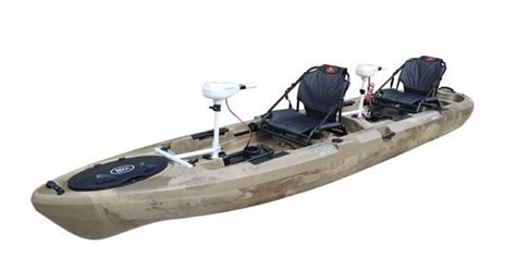 Bkc Pk14 Angler 14 Foot Sit On Top Tandem Fishing Kayak W Trolling