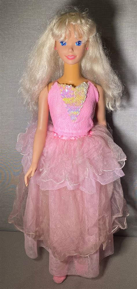 Vintage 1992 Mattel Life Size Barbie Doll 3 Feet Tall Etsy