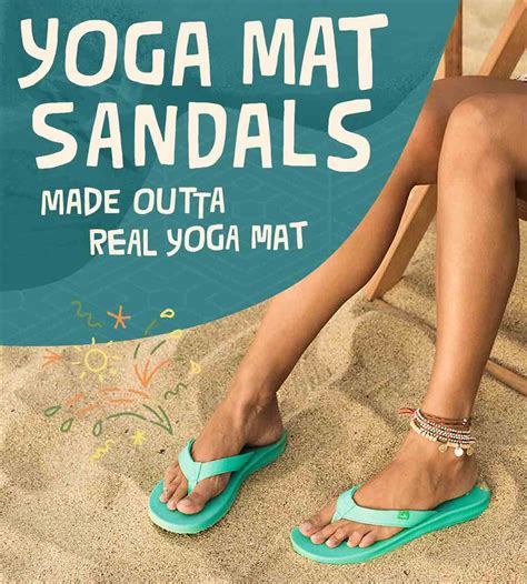 Yoga Mat Sandals Made Outta Real Yoga Mat Yoga Mat Sandals Yoga