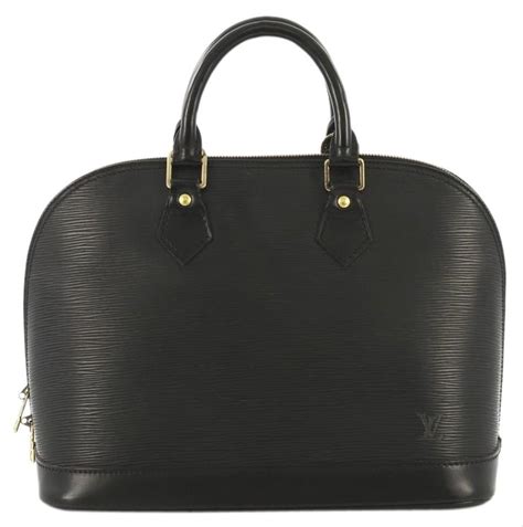 Alma Louis Vuitton Bag In Black Epi Leather Keweenaw Bay Indian