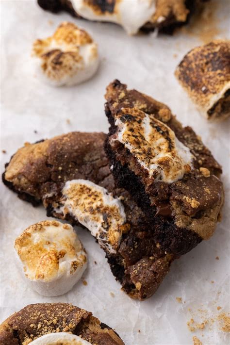 The Best Crumbl Smores Brownie Cookies Lifestyle Of A Foodie