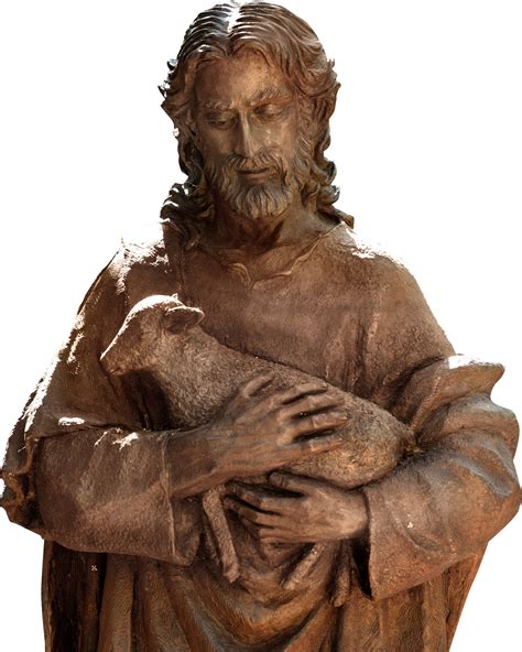 Description additional information guardian angel figurine with lion and lamb from the joseph studio renaissance collection by roman. Man Holding Sheep Statuette · Free Stock Photo