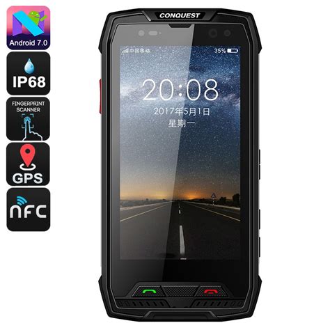 Conquest S11 Rugged Phone Ip68 Android 70 Octa Core 6gb Ram 5 Hd