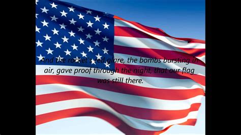 American National Anthem The Star Spangled Banner En Youtube