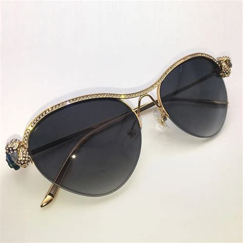 Diamond 2018 Luxury Sunglasses Women Brand Designer Sun Glasses For