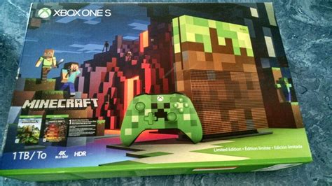 Xbox One S 1tb Minecraft Edición Limitada Sellado 830000 En