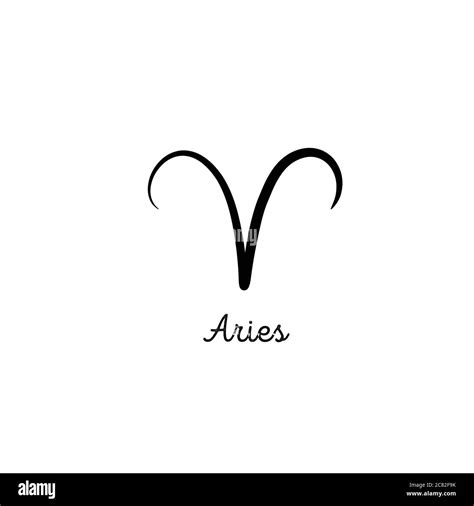 dibujo de aries zodiaco ilustración línea simple aries zodiaco icono tatuaje aries símbolo del
