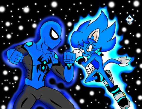 Energy Spider Man Vs Freezing Frost By Frostthehobidon On Deviantart