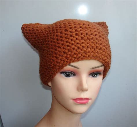 Cat Ears Hat Cat Beanie Chunky Knit Winter Accessories By Ifonka 28