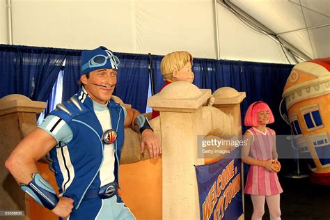 Sportacus Ziggy And Stephanie From The Nick Jr Hit Show Lazytown