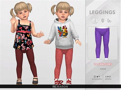 Leggings 01 Toddler By Remaron At Tsr Sims 4 Updates
