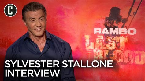 Sylvester Stallone Interview Rambo Last Blood Youtube