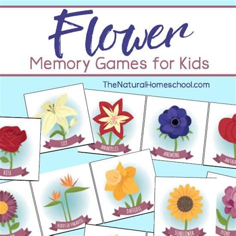 Flower Matching Game Printable Best Flower Site