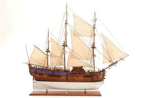 Hms Endeavour Model Shiptall Ships Historicalwoodenhandcrafted