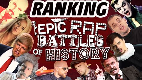 Every Epic Rap Battle Of History Ranked Realtime Youtube Live View