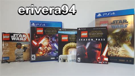Lego Star Wars Force Awakens Deluxe Edition Unboxing Ps4 Playstation 4