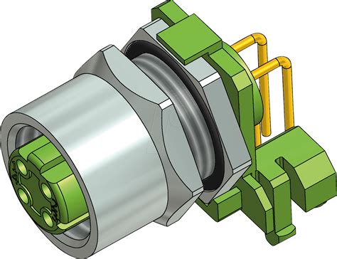 Conec 43 01229 Sal M 12 4 Pin Socket Angled At Reichelt Elektronik