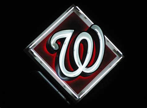 Diamond Curly W Washington Nationals National Live Wallpapers