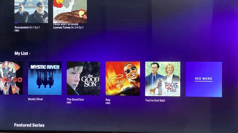 If other channels are working correctly, and you only experience this issue on the apple tv channel (app), that is. "SEE MORE" button not working in Apple TV app : HBOMAX