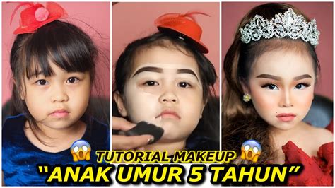 Tutorial Makeup Anak Umur 5 Tahun Jadi Dewasa Jadi Syahrini😱 Youtube