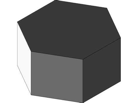 Hexagonal Prism 3d Cad Model Library Grabcad