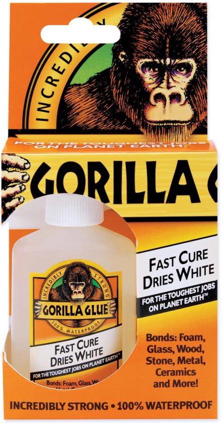 Gorilla Glue Lijm White Glue Fast Cure Tube 59ml