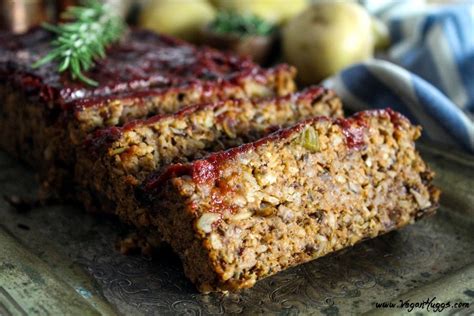 Here's a glorious idea to give your mashed cauliflower an extra layer of. Mushroom-Walnut Meatless Loaf w/ Ketchup Glaze - Vegan Meatloaf - GF