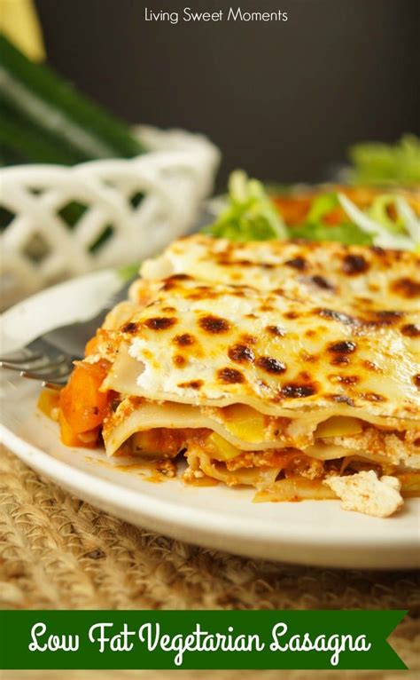 Studies confirm the benefits of low cholesterol and general health. Low Fat Vegetarian Lasagna Recipe - Living Sweet Moments