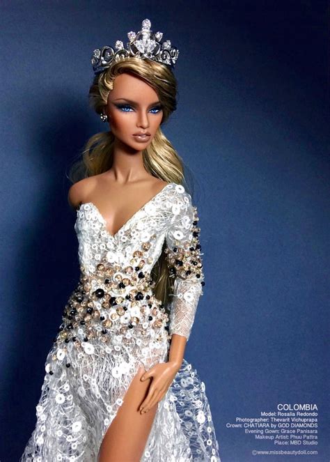 24mbd 2018 Miss Colombia Finalist Barbie Gowns Barbie Wedding Dress