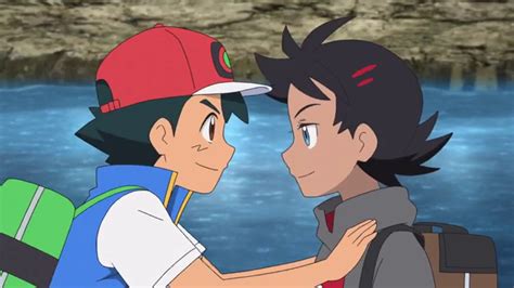 Pokemon Ash X Goh Kiss