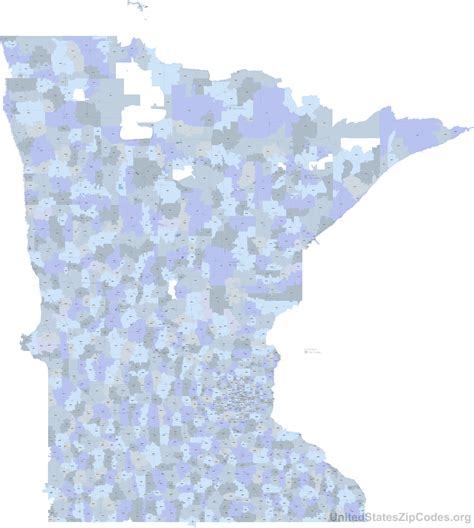 Minnesota Zip Code Map Zip Code Map Us State Map Minnesota My XXX Hot