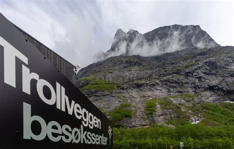 The Troll Wall English Or Trollveggen Norwegiana Part Of The Mountain