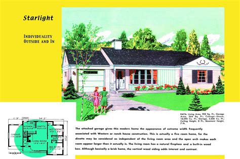When a/c was installed back in the day, the i want to install a new ductless minit split system. 1950s House Plans for Popular Ranch Homes
