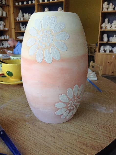 Pottery Painting Ideas Vase