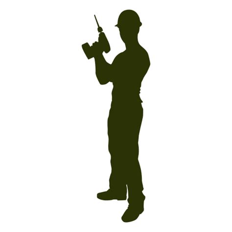 Construction Worker Silhouette 1 Png And Svg Design For T Shirts