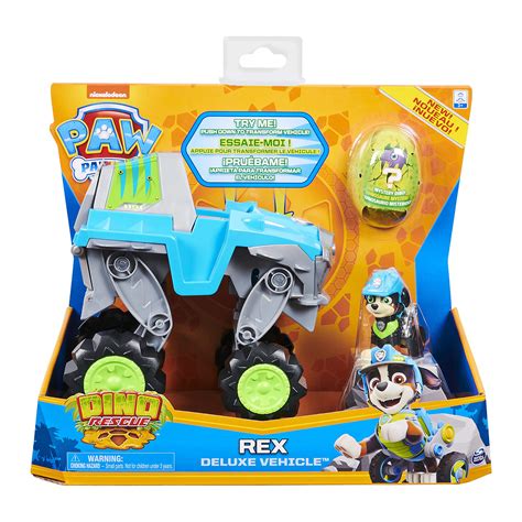 Paw Patrol Dino Rescue Rexs Transforming Vehicle With Mystery Dinosaur