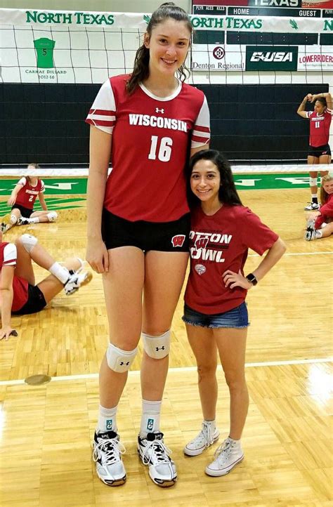 Tall Volleyball Player Compare By Lowerrider Tall Girl Female