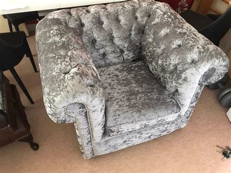 Crushed Velvet Chair In Chester Le Street County Durham Gumtree