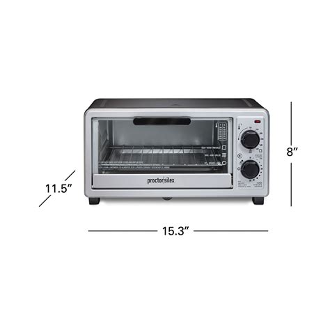 4 Slice Toaster Oven Broiler Model 31260 Proctor Silex Canada