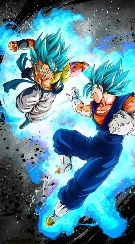 The Fight Between Gogeta Vs Vegito Anime Dragon Ball Goku Dragon