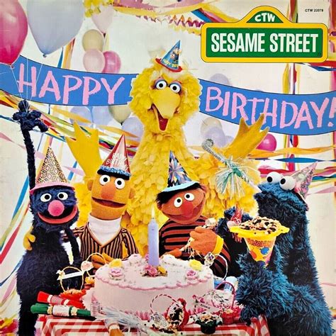 Happy Birthday Sesame Street Characters Images And Photos Finder
