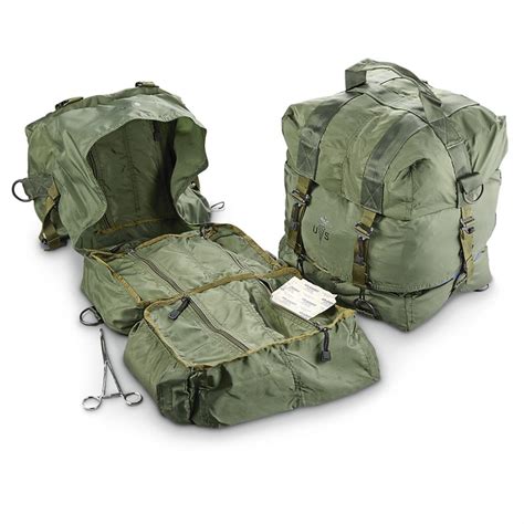 2 New U.S. Military Surplus Tri-fold Field Bags - 611818, Military Equipment Bags at Sportsman's ...