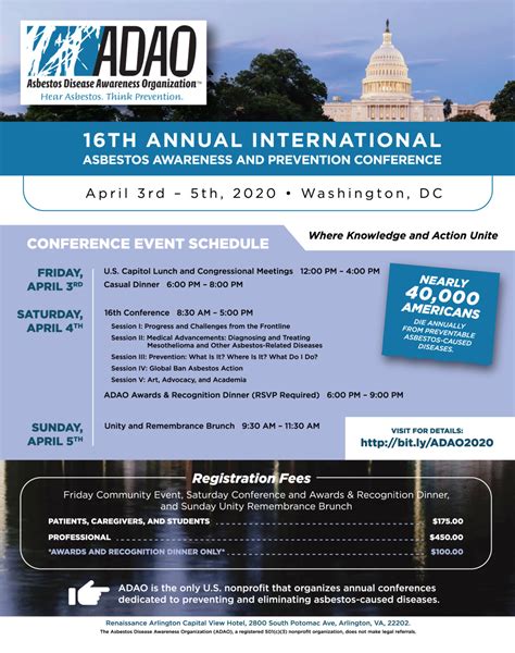 Meet And Learn From Asbestos And Mesothelioma Experts At Adaos 16th