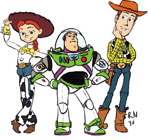 Jessie Buzz Lightyear Sheriff Woody Toy Story Png 102
