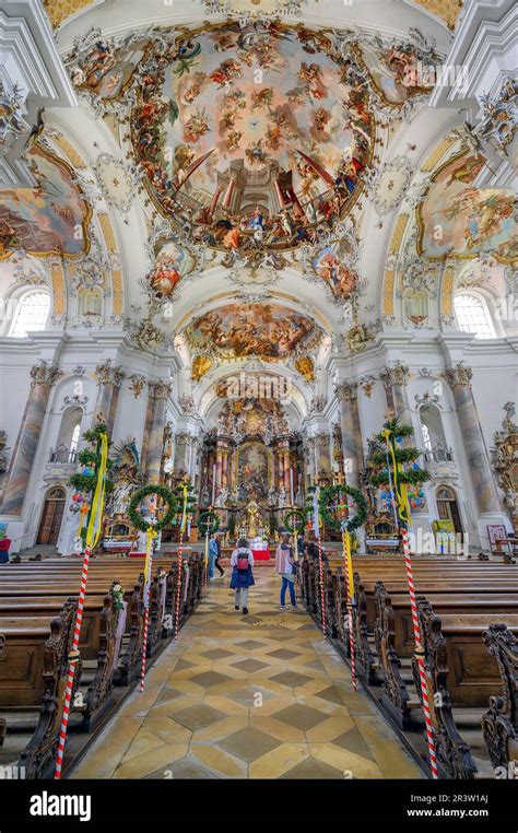 Ottobeuren Monastery Benedictine Abbey Late Baroque Basilica Of St