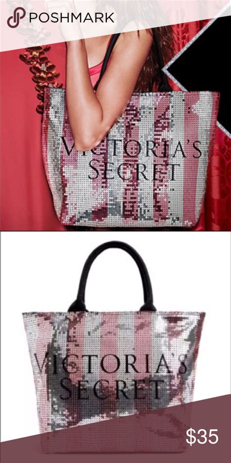 💕2015 Limited Edition💕vs Sequin Tote Bag Victoria Secret Bags Bags